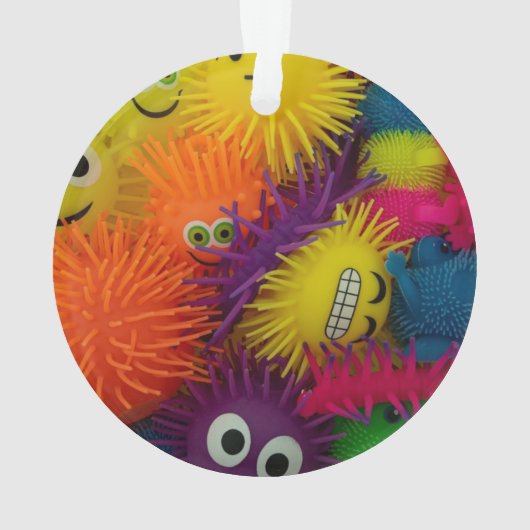 Fidget Speelgoed Zachte Bal Ornament (achterkant)