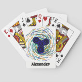 Fidget Spinner - Aangepaste afspeelkaarten Speelkaarten (Achterkant)