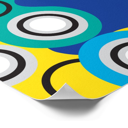 Fidget Spinner Birthday Party Banner Poster (Hoek)