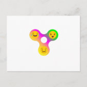 Fidget Spinner Emoji s Funny Gift Briefkaart (Voorkant)