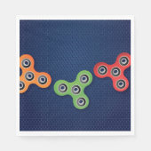 Fidget Spinner verjaardagsfeestje servetten (Voorkant)