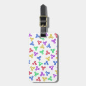 Fidget Spinners Bagagelabel (Voorkant verticaal)