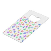 Fidget Spinners Creditkaart Flessenopener (Achterkant Gekanteld)