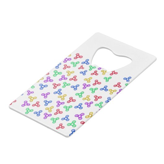 Fidget Spinners Creditkaart Flessenopener (Achterkant Gekanteld)