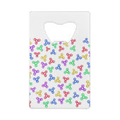 Fidget Spinners Creditkaart Flessenopener (Achterkant)