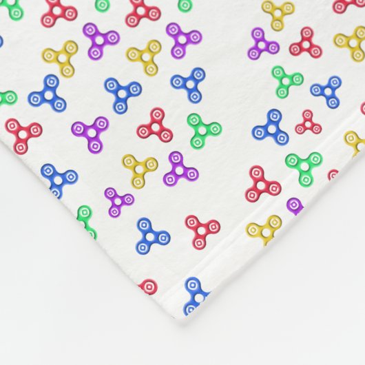 Fidget Spinners Fleece Deken (Hoek)