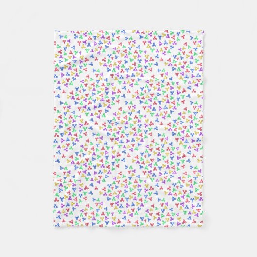 Fidget Spinners Fleece Deken (Voorkant)