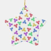 Fidget Spinners Keramisch Ornament (Voorkant)