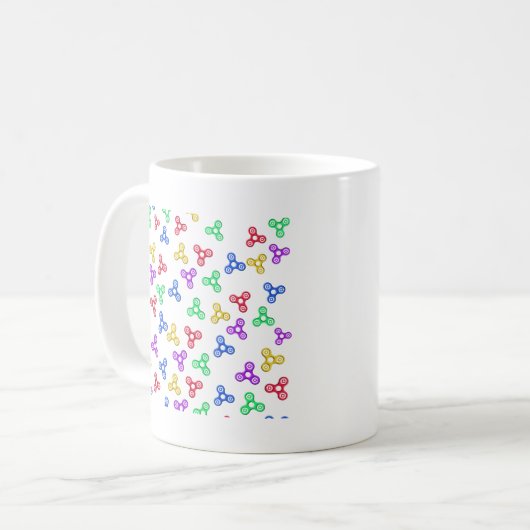 Fidget Spinners Koffiemok (Voorkant links)