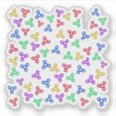 Fidget Spinners Sticker (Voorkant)