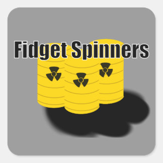 Fidget-spinners Vierkante Sticker