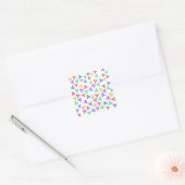 Fidget Spinners Vierkante Sticker (Envelop)