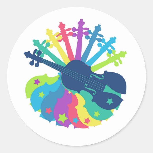 fidlepel ronde sticker (Voorkant)