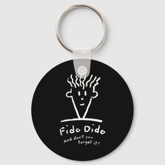 Fido Dido Gezicht Vergeet Het Niet Sleutelhanger (Voorkant)