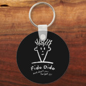Fido Dido Gezicht Vergeet Het Niet Sleutelhanger (Voorkant)