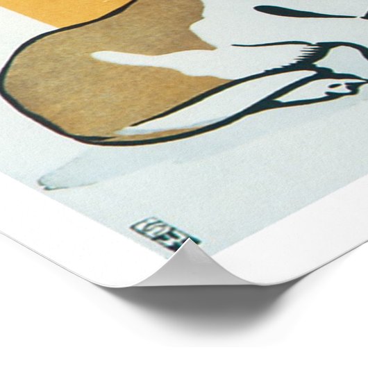 Fido is een Hotdog Music Hoesje Art Poster (Hoek)