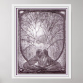 Fidus Art Nouveau Sphinx Poster 16 x 20 (Voorkant)