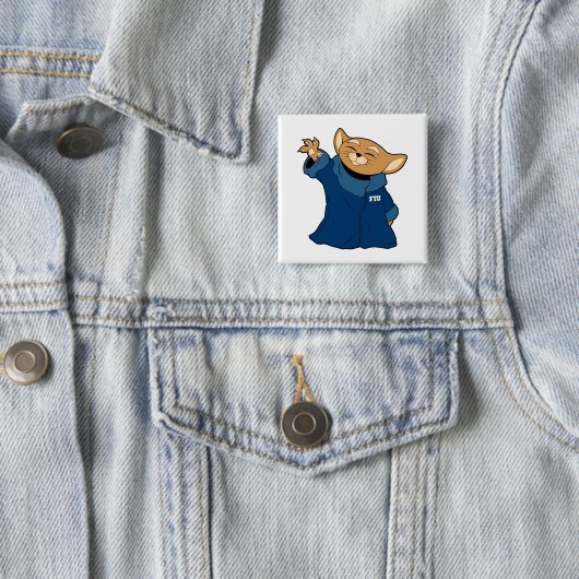 FIE | Roary the Child 2 Vierkante Button 5,1 Cm (In situ)