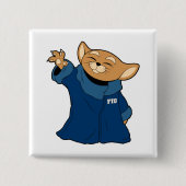 FIE | Roary the Child 2 Vierkante Button 5,1 Cm (Voorkant)