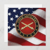 Field Artillery Branch Insignia Special Edition (Voorkant / Achterkant)