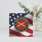 Field Artillery Branch Insignia Special Edition (Staand voorkant)