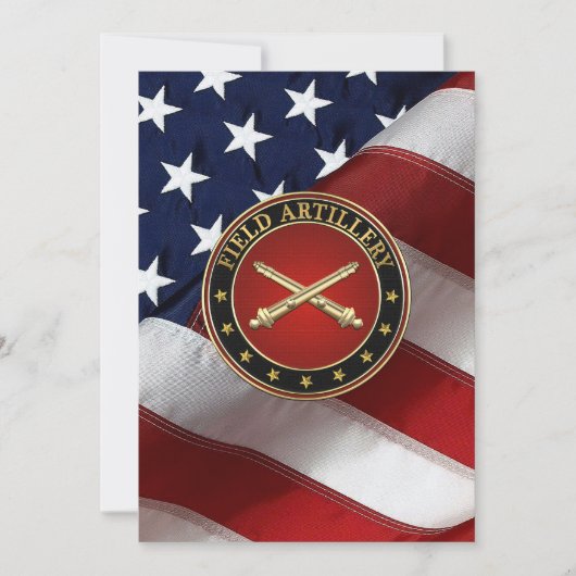 Field Artillery Branch Insignia Special Edition (Voorkant)