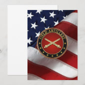 Field Artillery Branch Insignia Special Edition (Voorkant / Achterkant)
