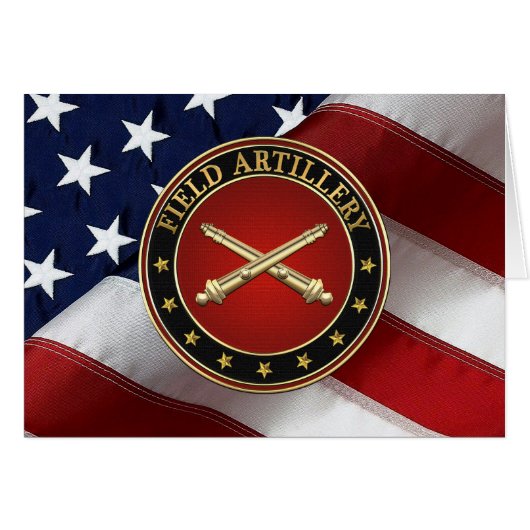 Field Artillery Branch Insignia Special Edition (Voorkant Horizontaal)