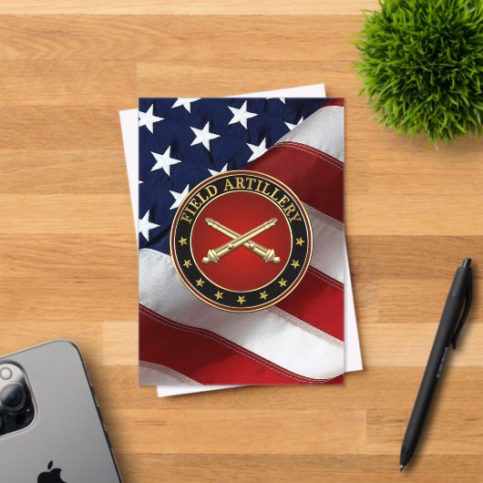 Field Artillery Branch Insignia Special Edition Acryl Uitnodigingen (Insitu (Uitnodiging))