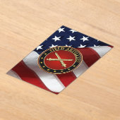 Field Artillery Branch Insignia Special Edition Acryl Uitnodigingen (Laagn)