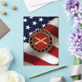 Field Artillery Branch Insignia Special Edition Acryl Uitnodigingen (Insitu (Huwelijk))