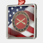Field Artillery Branch Insignia Special Edition Metalen Ornament (Links)