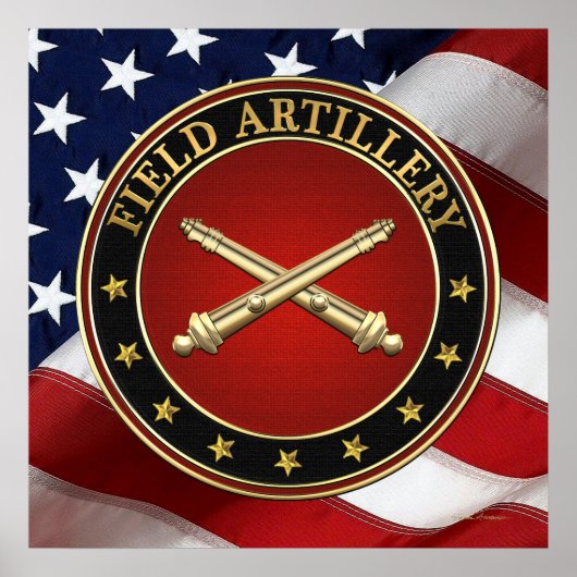 Field Artillery Branch Insignia Special Edition Poster (Voorkant)