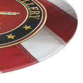 Field Artillery Branch Insignia Special Edition Snijplank (Hoek)