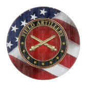 Field Artillery Branch Insignia Special Edition Snijplank (Voorkant)