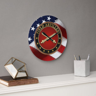 Field Artillery Branch Insignia Speciale Editie Grote Klok