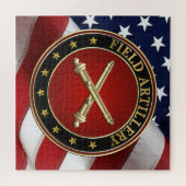 Field Artillery Branch Insignia Speciale Editie Legpuzzel (Horizontaal)