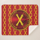 Field Artillery King of Battle Sherpa Deken (Voorkant (horizontaal))