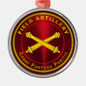 FIELD ARTILLERY METALEN ORNAMENT (Voorkant)