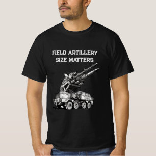 Field Artillery Size Matters Veteraan T-shirt