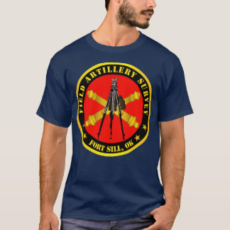 Field Artillery Survey Een tak gericht Circle Ft S T-shirt