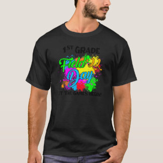 Field Day 2022 First Grade Let The Games Begin Tea T-shirt
