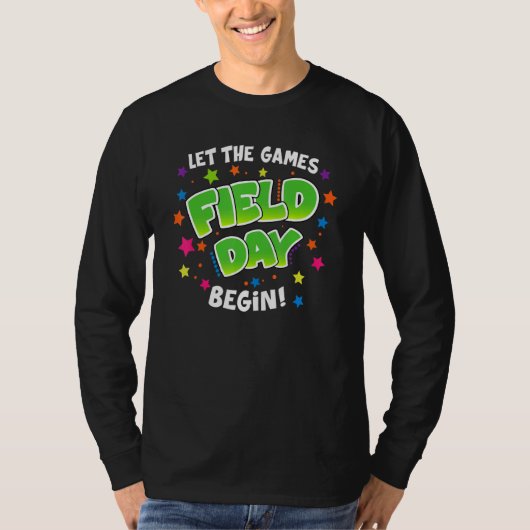 Field Day 2022 Let The Games Begin Field Day T-shirt (Voorkant)