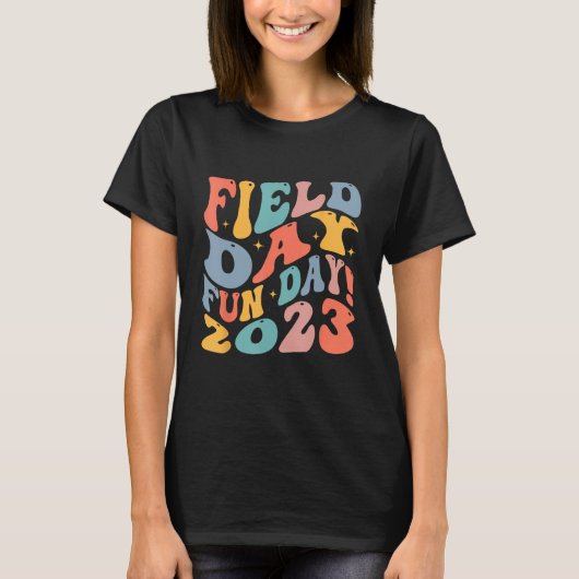 Field Day Fun Day 2023 For Teacher Student Field T T-shirt (Voorkant)