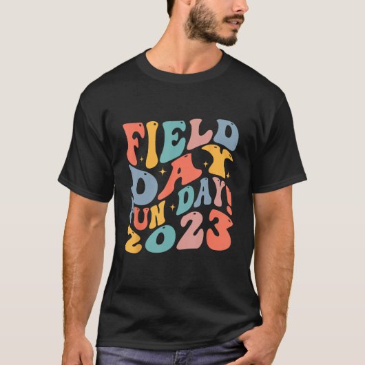 Field Day Fun Day 2023 For Teacher Student Field T T-shirt (Voorkant)