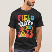 Field Day Fun Day 2023 Groovy School Trip Teacher T-shirt (Voorkant)