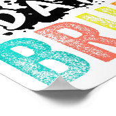 Field Day Fun Day Funny voor Docent Kinder Velddag Poster (Hoek)