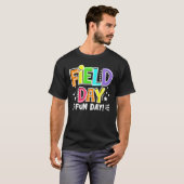 Field Day Fun Day Last Day Of School Teacher Stude T-shirt (Voorkant volledig)