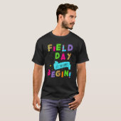 Field Day Laat de Spelen beginnen Jeugd Kinder Jon T-shirt (Voorkant volledig)