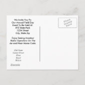 Field Day Promotional Briefkaart Silhouette Operat (Achterkant)